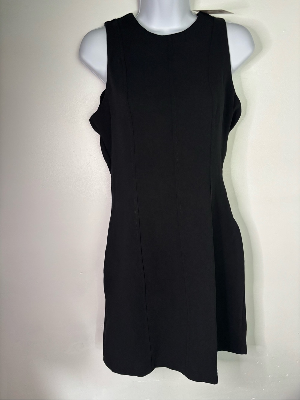 A New Day Black Sleeveless Shift Dress Size 6 NWT